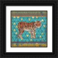 thumbnail image 1 of Brent, Paul 20x20 Black Ornate Wood Framed with Double Matting Museum Art Print Titled - Tribal Trek III, 1 of 4