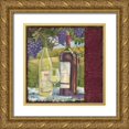 thumbnail image 1 of Brent, Paul 20x20 Gold Ornate Wood Framed with Double Matting Museum Art Print Titled - At the Vineyard II, 1 of 4
