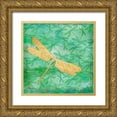 thumbnail image 1 of Brent, Paul 20x20 Gold Ornate Wood Framed with Double Matting Museum Art Print Titled - Aurora Dragonfly, 1 of 4