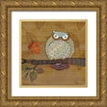 thumbnail image 1 of Brent, Paul 20x20 Gold Ornate Wood Framed with Double Matting Museum Art Print Titled - Awesome Owls III, 1 of 4