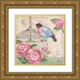 thumbnail image 1 of Brent, Paul 20x20 Gold Ornate Wood Framed with Double Matting Museum Art Print Titled - Bella Flora II, 1 of 4