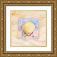 thumbnail image 1 of Brent, Paul 20x20 Gold Ornate Wood Framed with Double Matting Museum Art Print Titled - Scallop, 1 of 4