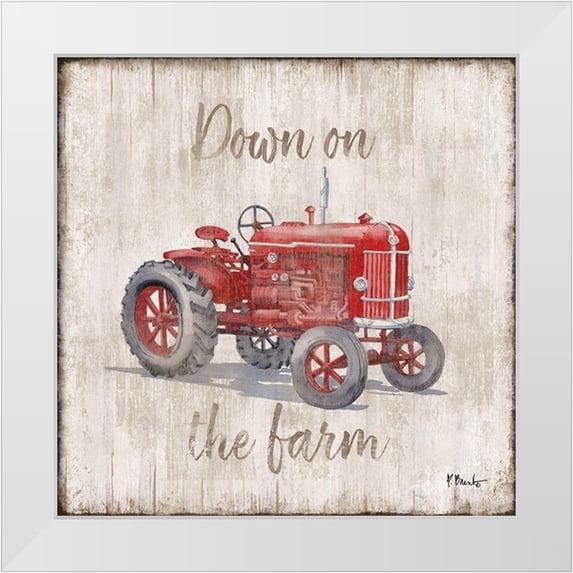 Brent, Paul 20x20 White Modern Wood Framed Museum Art Print Titled - Land Drifter II