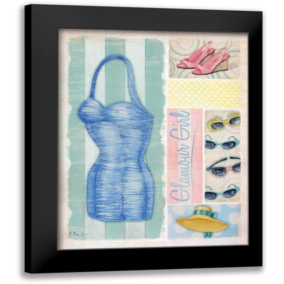 Brent, Paul 20x24 Black Modern Framed Museum Art Print Titled - Glamour Girl I