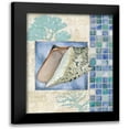 thumbnail image 1 of Brent, Paul 20x24 Black Modern Framed Museum Art Print Titled - Mosaic Shell Collage III, 1 of 5