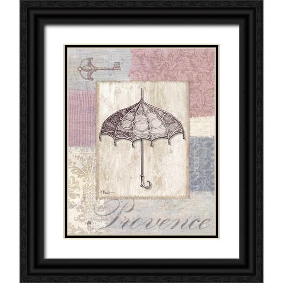 Brent, Paul 20x24 Black Ornate Wood Framed with Double Matting Museum Art Print Titled - Boutique de Paris IV