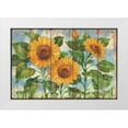 thumbnail image 1 of Brent, Paul 24x17 White Modern Wood Framed Museum Art Print Titled - Summer Sunflowers, 1 of 4