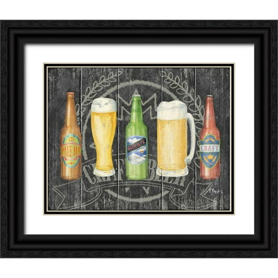 Brent, Paul 24x20 Black Ornate Wood Framed with Double Matting Museum Art Print Titled - Craft Brew Horizontal