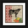 thumbnail image 1 of Brent, Paul 26x26 Black Ornate Wood Framed with Double Matting Museum Art Print Titled - Farmers Market III, 1 of 4