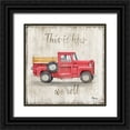 thumbnail image 1 of Brent, Paul 26x26 Black Ornate Wood Framed with Double Matting Museum Art Print Titled - Land Drifter III, 1 of 4