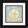 thumbnail image 1 of Brent, Paul 26x26 Black Ornate Wood Framed with Double Matting Museum Art Print Titled - Spa Shells I, 1 of 4