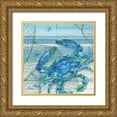 thumbnail image 1 of Brent, Paul 26x26 Gold Ornate Wood Framed with Double Matting Museum Art Print Titled - Hilton Crab, 1 of 4