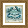 thumbnail image 1 of Brent, Paul 26x26 Gold Ornate Wood Framed with Double Matting Museum Art Print Titled - Northpoint Sealife I, 1 of 4