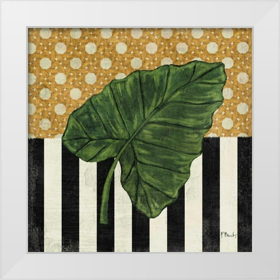 Brent, Paul 26x26 White Modern Wood Framed Museum Art Print Titled - Knox Palm Fronds III