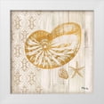 thumbnail image 1 of Brent, Paul 26x26 White Modern Wood Framed Museum Art Print Titled - Saint Tropez Shells III, 1 of 4
