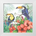 thumbnail image 1 of Brent, Paul 26x26 White Modern Wood Framed Museum Art Print Titled - Tropical Fresh II, 1 of 4