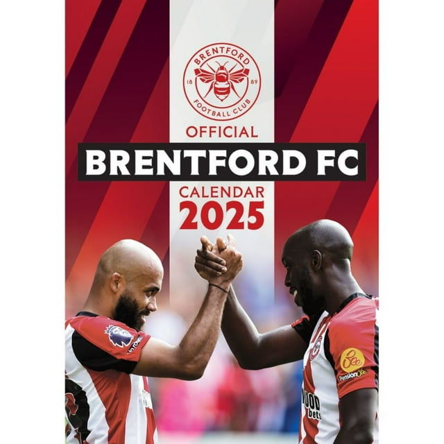 Brentford FC 2025 A3 Wall Calendar