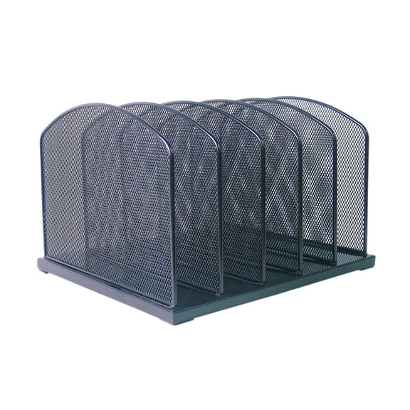 Brenton Studio Metro Mesh File Sorter, Black