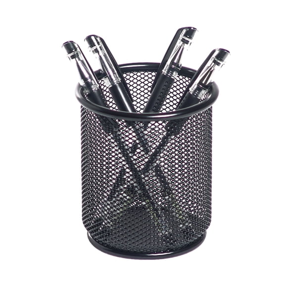 Brenton Studio Metro Mesh Wire Pencil Cup, Black