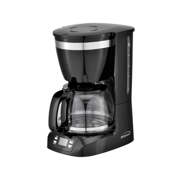 Brentwood 10 Cup Digital Coffee Maker - Black - Walmart.com