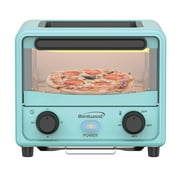 Brentwood 101-Oz. 3 L 500-Watt Stainless Steel Mini Toaster Oven Blue, TS-3430BL