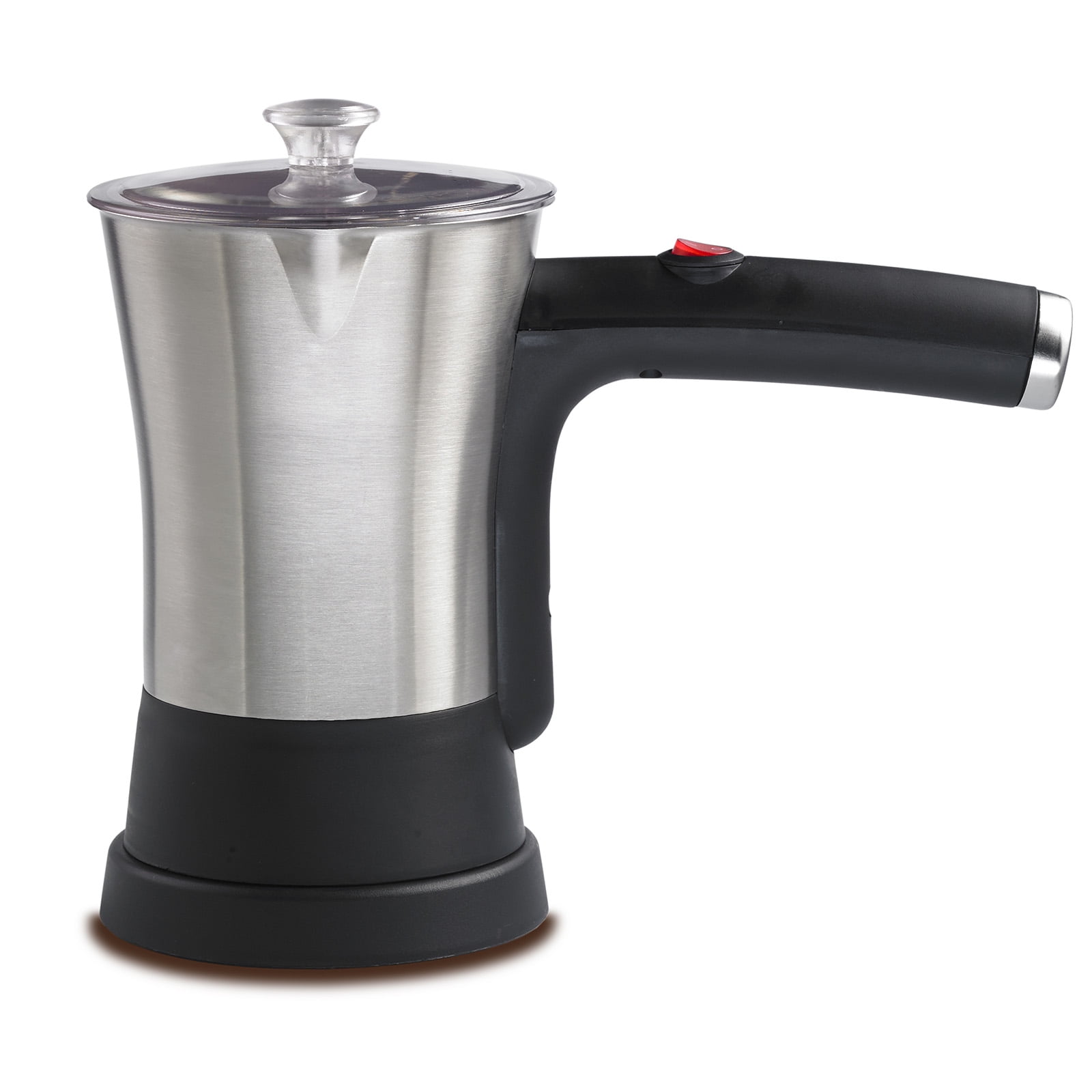 Brentwood 4-Cup Stainless Steel and Black Turkish Coffee Maker