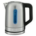 thumbnail image 1 of Brentwood 1500 Watt Stainless Steel 1.7 Liter Electric Kettle with 5 Temperature Presets in Silver, 1 of 11