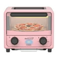 thumbnail image 1 of Brentwood 183-Cu. In. (3-L) 500-Watt Stainless Steel Mini Toaster Oven (Pink), TS-3430PK, 1 of 5