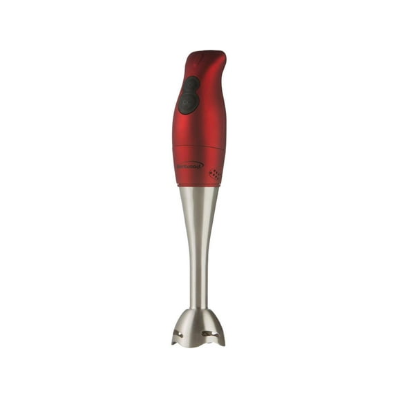 Brentwood 2-Speed Soft-grip Immersion Blender, Red