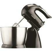 Brentwood 3 qt Stand Mixer, Black with Bowl