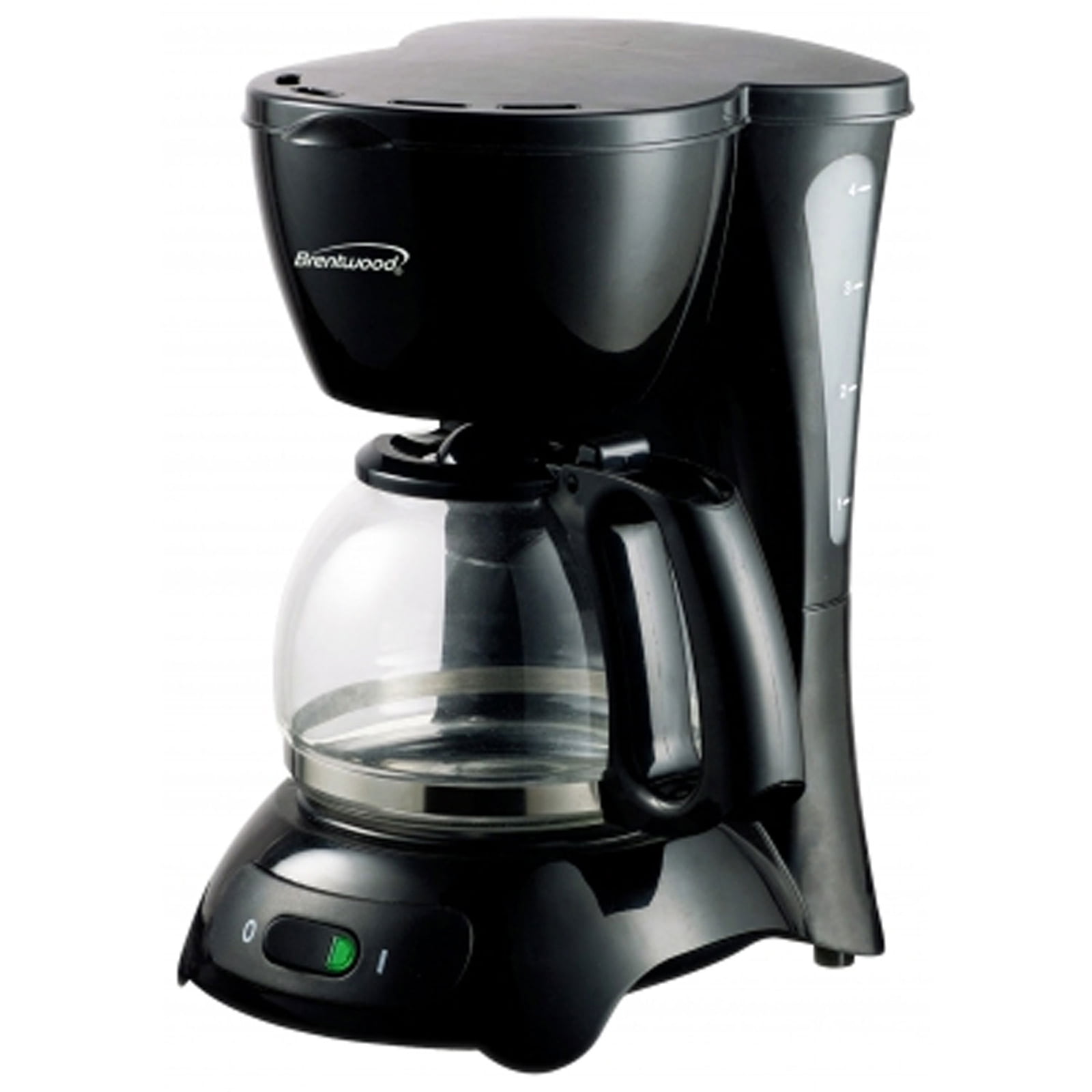 Brentwood 4-Cup Coffee Maker, 11 x 6, Black