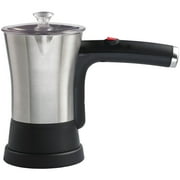 Brentwood 4-Cup 800-Watt Electric Stainless Steel Turkish Coffee Maker