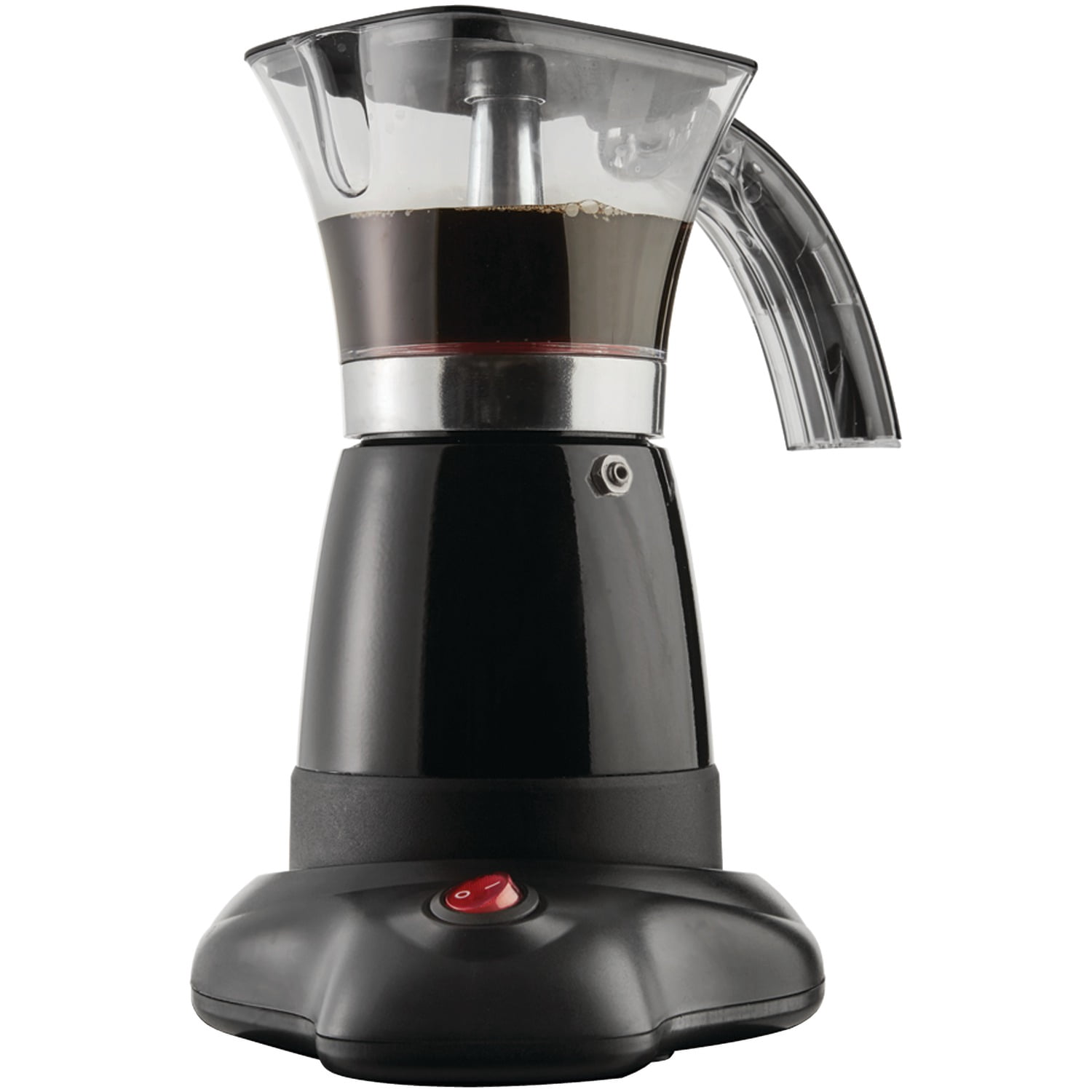 Brentwood, 6-Cup Black Moka Pot Espresso Machine