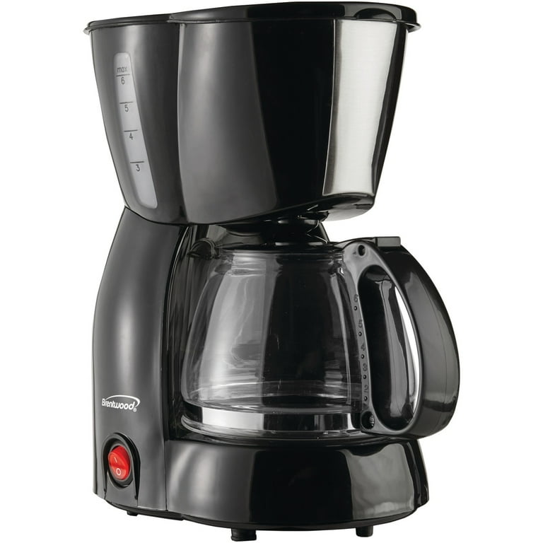 Brentwood 650-Watt 4-Cup Coffee Maker (Black), TS-213BKPT