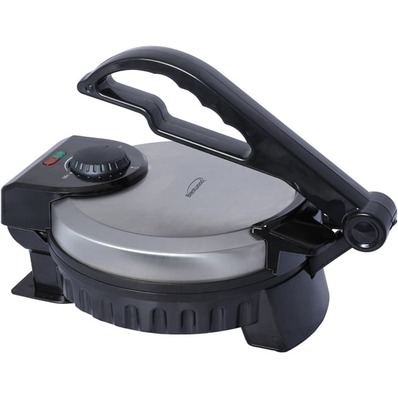 Brentwood TS-127 Stainless Steel Non-Stick Electric Tortilla Maker, 8-Inch