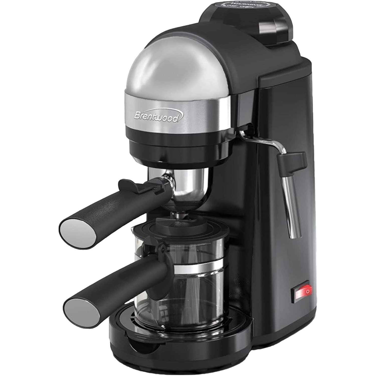 Brentwood TS-118BK Electric Moka Pot Espresso Machine, 6-Servings - 550 W -  10 fl oz - Black