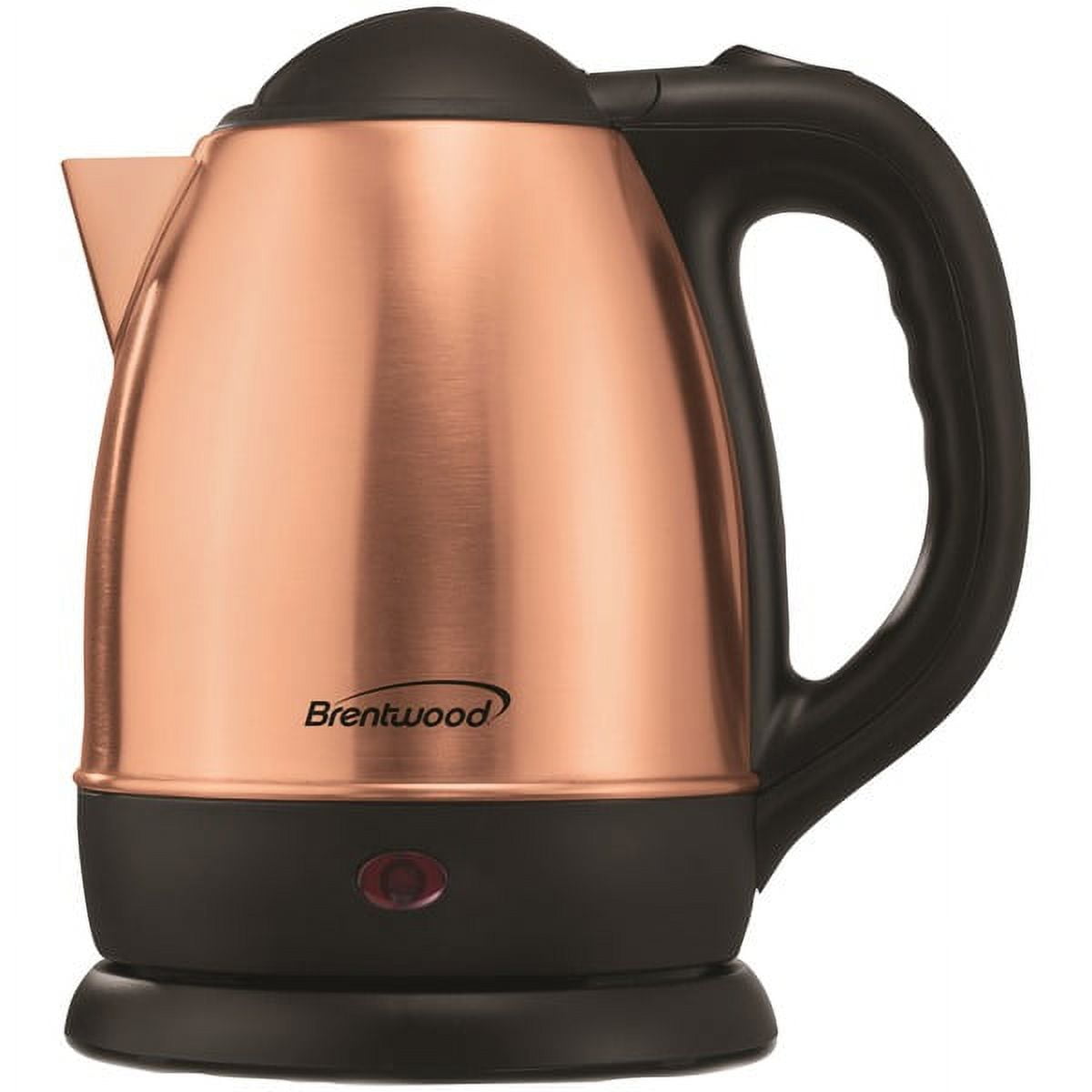 Brentwood 1.2 Liter 1000W Stainless Steel Electric Cordless Tea Kettle