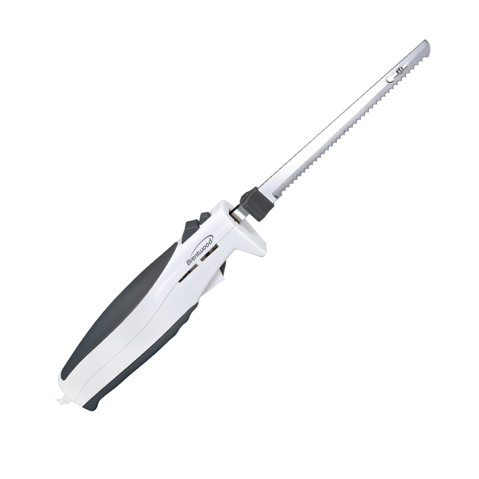 Brentwood TS-1010 7-Inch Electric Carving Knife, White