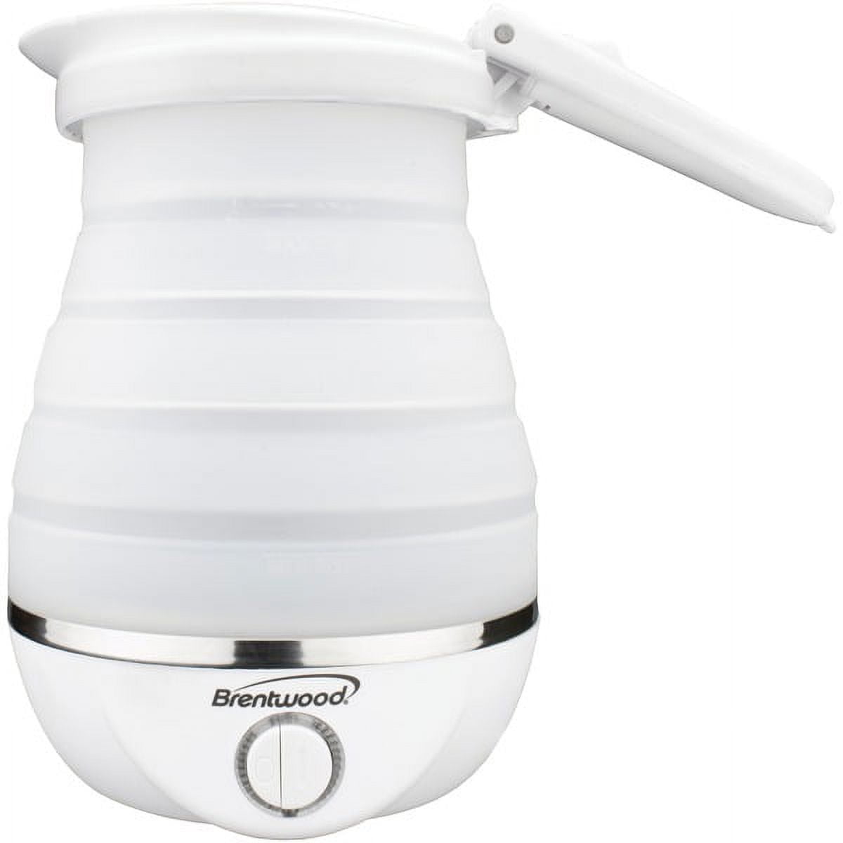 Brentwood Appliances .85-quart Dual-voltage Collapsible Travel Kettle  (white)