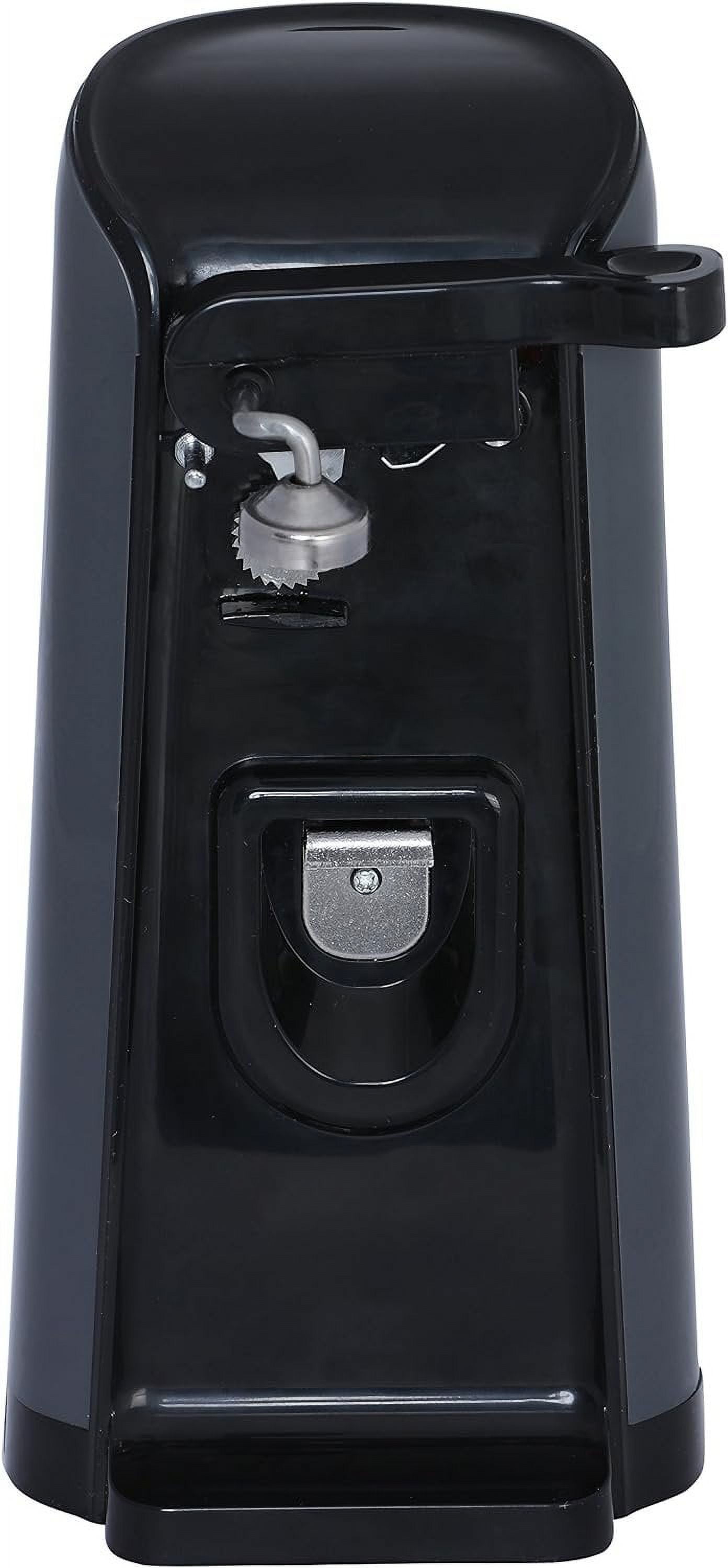 Brentwood Tall Black Electric Can Opener with Knife Sharpener