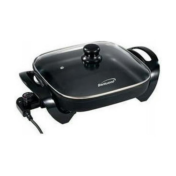Brentwood Appliances Nonstick Electric Skillet With Glass Lid (1,300w; 12")