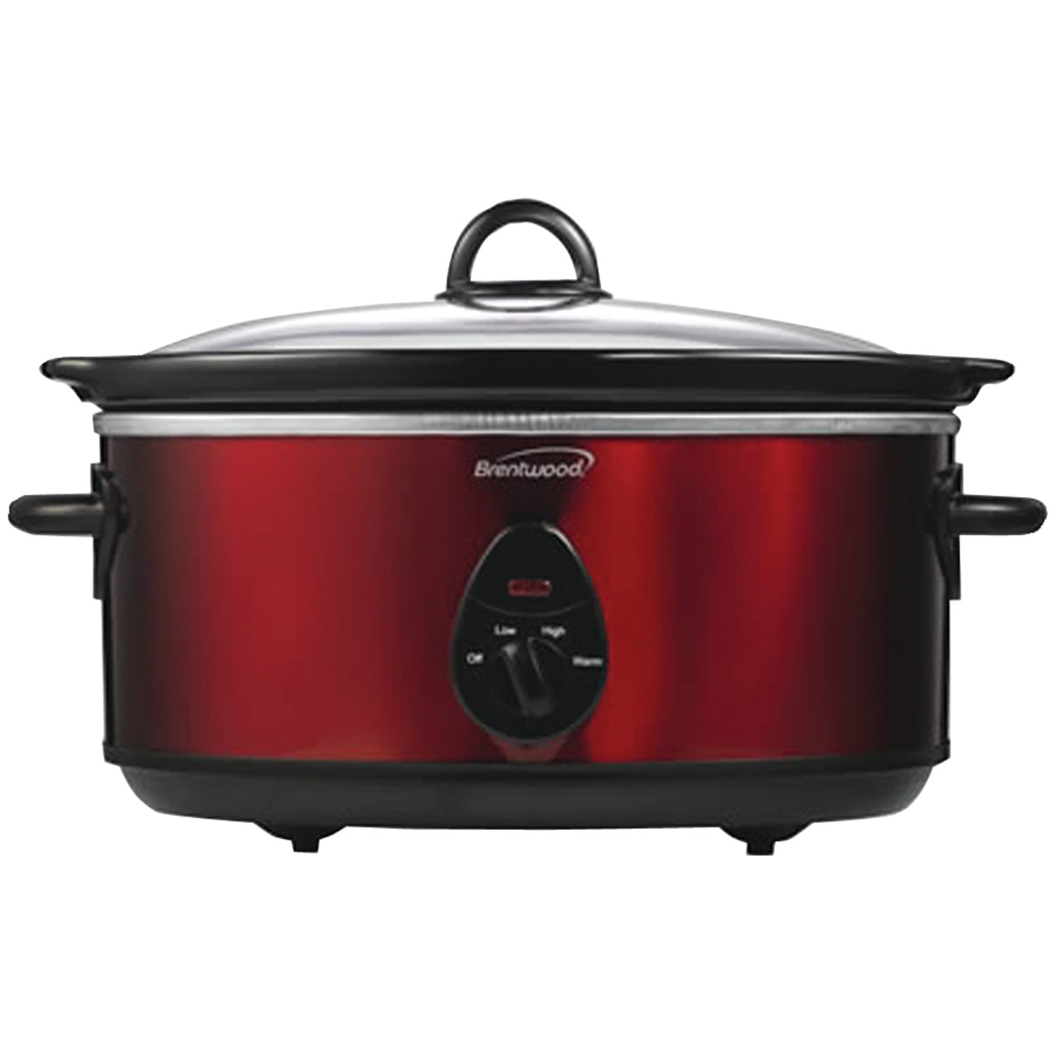 Brentwood Select SC-157R 7 Quart Slow Cooker, Red - Brentwood