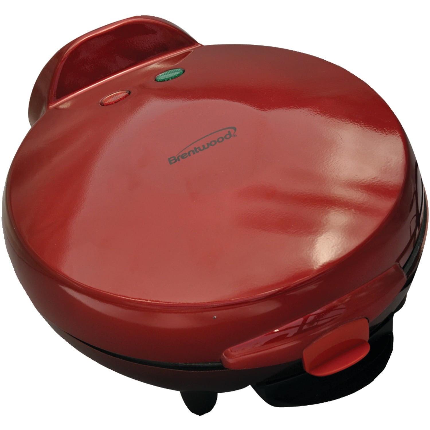 Brentwood TS120 Quesadilla Maker, 8inch, Red with Removable Plates
