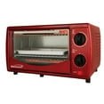 thumbnail image 1 of Brentwood Appliances TS-345R Stainless Steel 4 Slice Toaster Oven, Ruby Red, 1 of 5