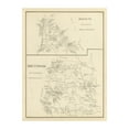 thumbnail image 1 of Brentwood Art, 1892 Vintage Map of Brentwood New Hampshire, NH History Wall Decor Gift, Old Brentwood Map - 24" x 36" Unframed Print, 1 of 4
