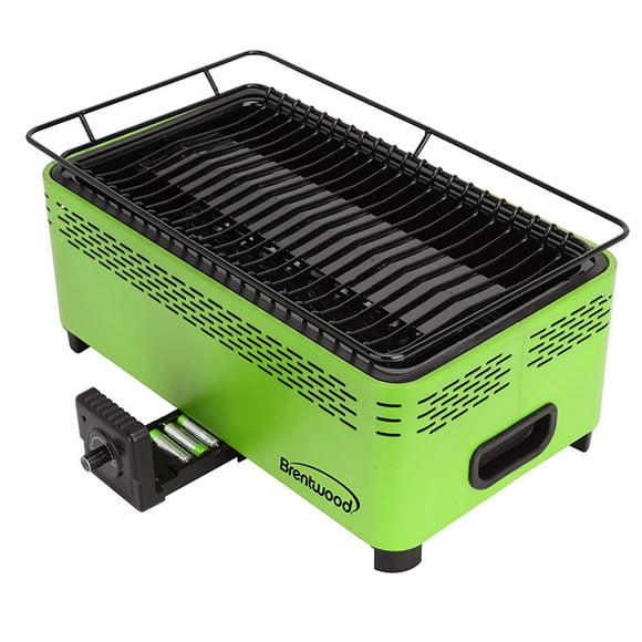 Brentwood BBF-31G Non-Stick Dishwasher Safe Portable Barbecue, Green