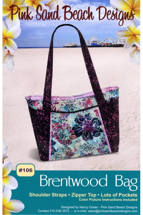 Brentwood Bag Pattern by Pink Sand Beach Designs