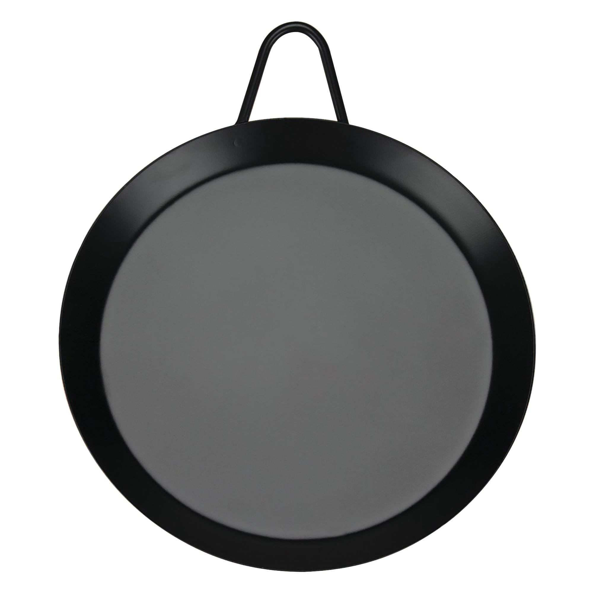 Brentwood Carbon Steel Nonstick Round Comal Griddle for Single Burner, 9.5 In.