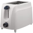 thumbnail image 1 of Brentwood Cool-Touch 2-Slice 760-Watt Toaster with Extra-Wide Slots and 6 Browning Levels, White, 1 of 8