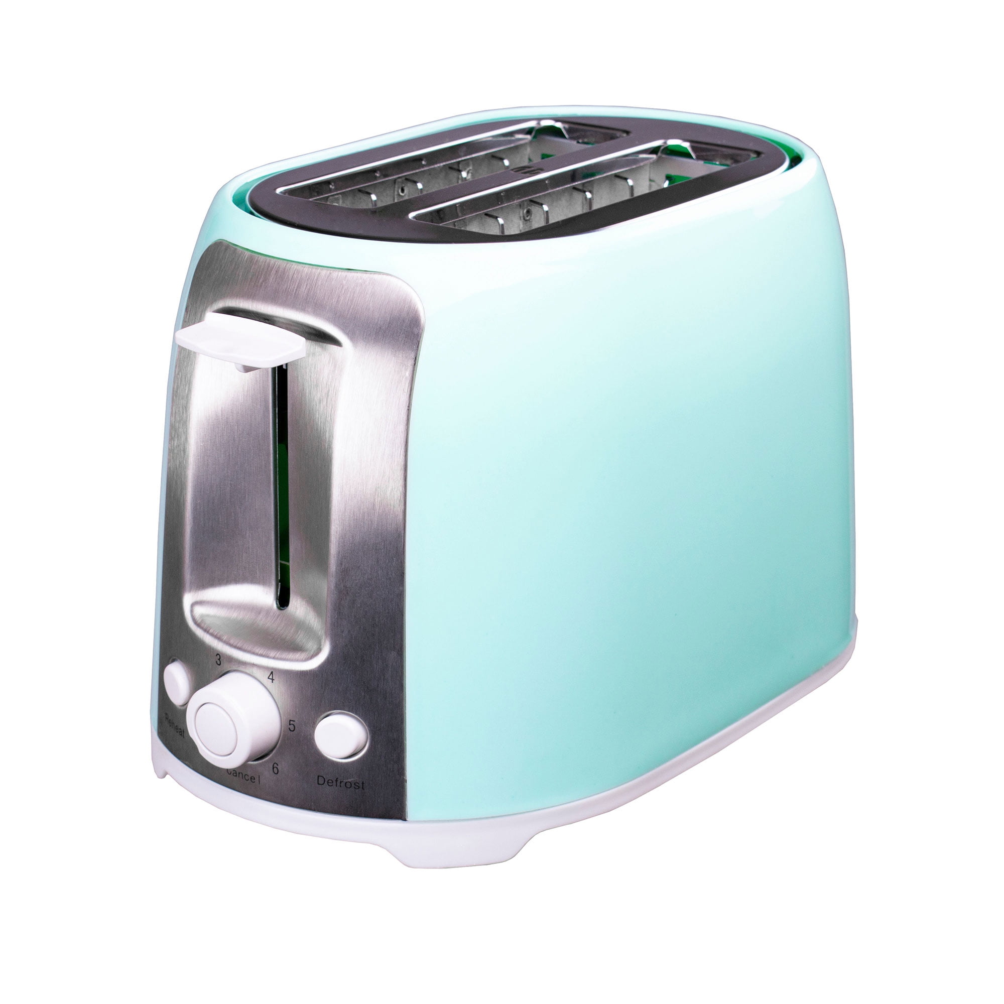Brentwood Blue Cool Touch 2Slice Toaster with Extra Wide Slots and Colored Cords
